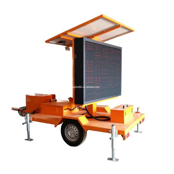 Quality Trailer Mounted Portable VMS Signs LED Changeable Message Signs for sale
