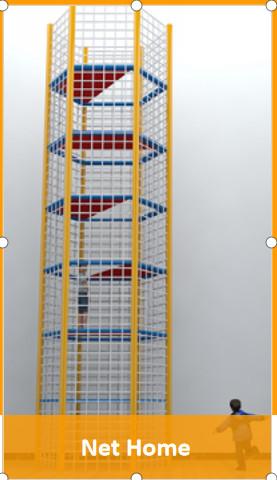 Quality Adventure Park Equipment Challenging Ropes Course 100 Passenger for sale