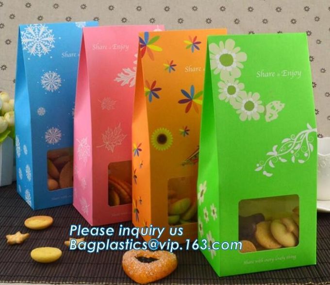 Custom Printing Recycled Brown Kraft Paper Bags,Custom Printed Factory Glassine Paper Bread Small Brown Bag, bagease