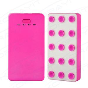 China Polymer Power Bank with Sucker 4000mAh,Double USB,4 LED External Battery Pack on sale
