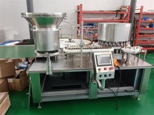 Hybrid Vial Filling Machine for Biotech Liquids 2-50ml with Dual Lane Operation and FDA Validated