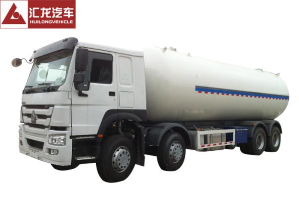 Quality HOWO Chassis LPG Semi Trailer Dual Layer Structure Turbo Charged Engine for sale