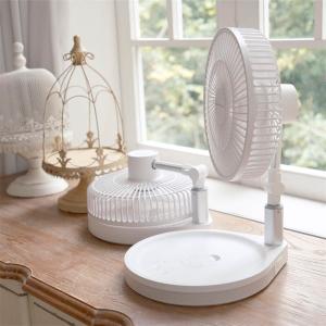 Buy cheap Xbolun Mini USB Rechargeable Small Table DC Stand Portable Desktop Foldable Fan product