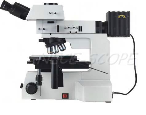 Iris Diaphragm Metallurgical Optical Microscope , Dark Field Microscopy PL100 /