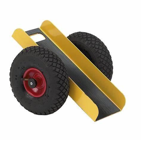 Quality OEM 200kg Panel Board Trolley With Pneumatic Tyres Metal Fab Products for sale