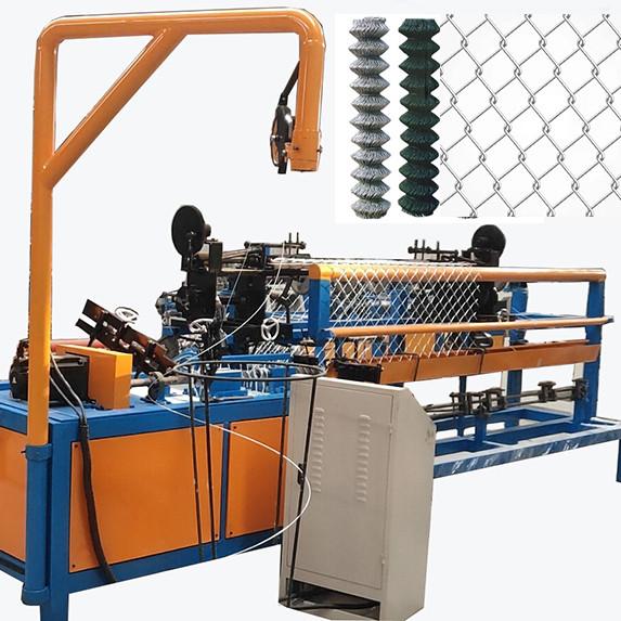 Quality Automatic diamond wire mesh chain link fence making machine for sale