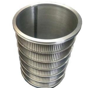 China V Shaped Wrapped 0.025mm Slot Pipe 316L Johnson Screen Filter For Water on sale