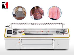 14G Computerized Jacquard Flat Knitting Machine 52Inch Zero Finishing Comb