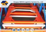 Industrial Push Back Rack Galvanised , Pallet Racking Single Pallet Per Level