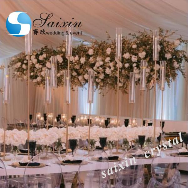String Tube Pendant Crystal Chandelier Light For Living Room Dining Event Stage 60CM