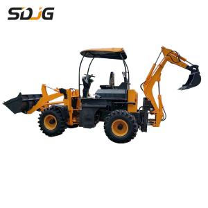Buy cheap 4 X 4 Flange Cylinder Towable Backhoe Loader Easy Operation product