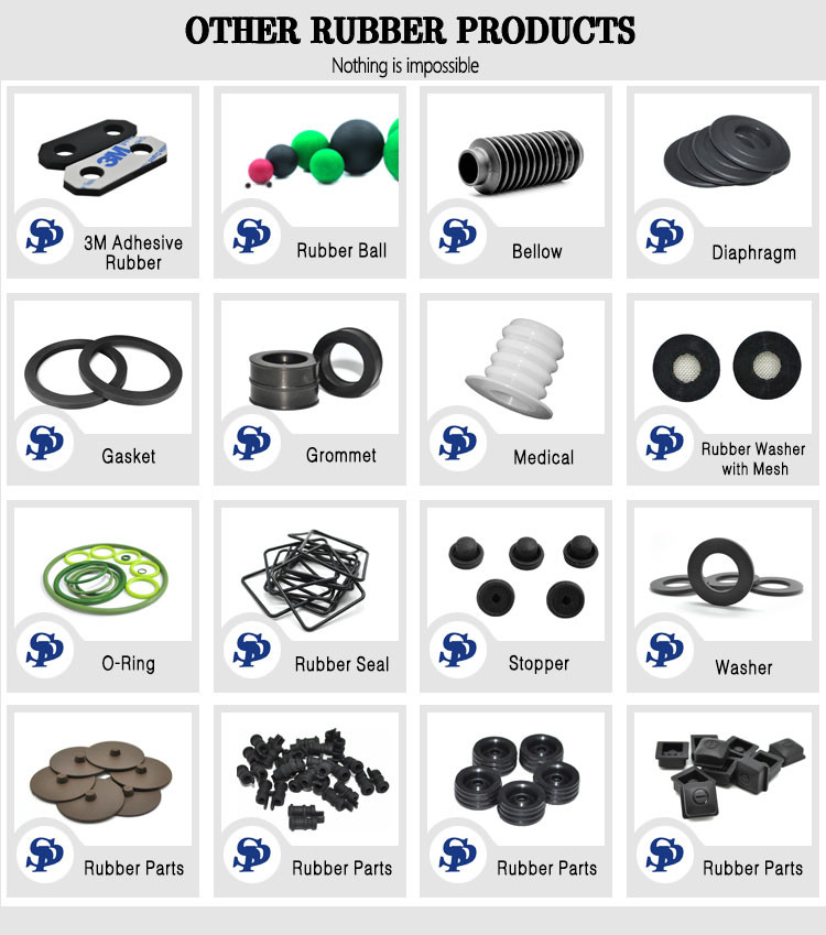 SBR NBR EPDM HNBR Rubber Grommets Customized Wear Resistant Strength