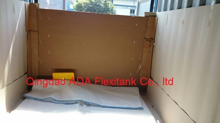 Non - Hazardous Liquid Bulk Container Liner In 20ft Container Flexitank Flexibag