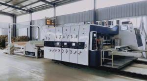 China Corrugated Carton Pizza Box Flexo Printing Slotting Die Cutting Machine on sale
