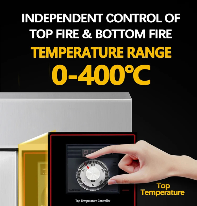 Multi-Functional Liquid Propane Gas LPG Baking Bakery Equipment Oven with High Burn Efficiency