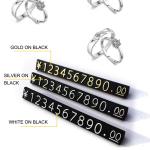 Customizable 3D Digital Convex Plastic Watch Display Stand with Pricing Cubes