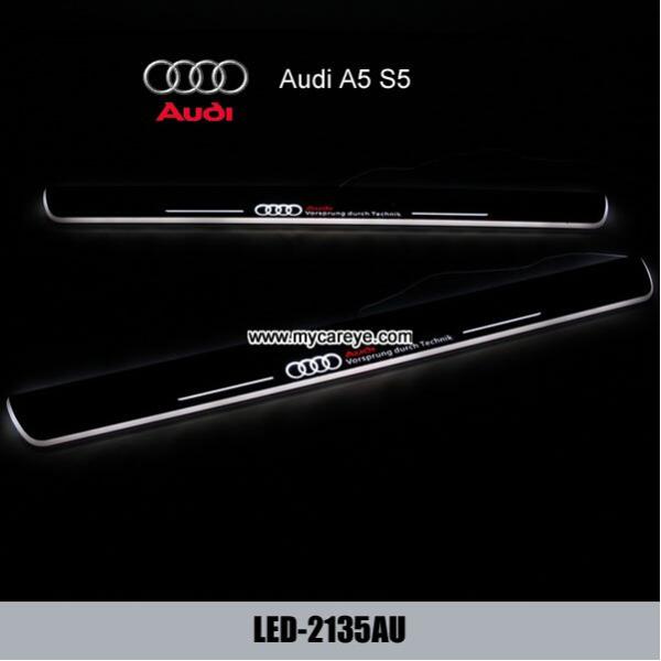 Audi A5 S5 car door welcome light led projection Pedal Lights