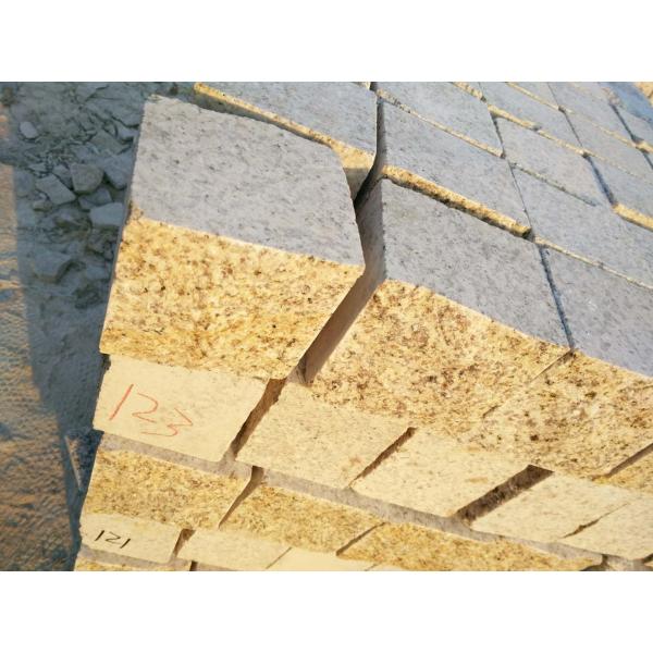 Various Sizes Yellow Granite Paving Slabs , G682 Stone Paving Slabs