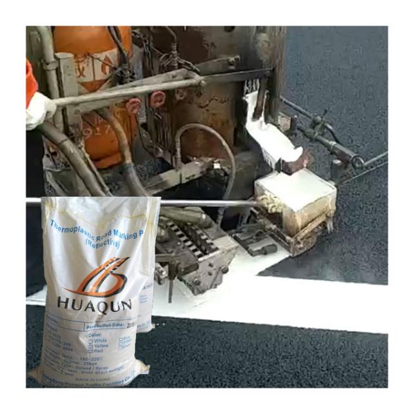 Quality Jt/t280-2004  Cas Reflective Long Lasting HUAQUN Marking Paint / Thermoplastic Paint China Factory for sale