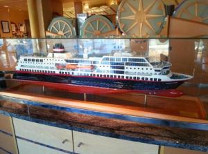 China MS Trollfjord Custom Ship Models Gifts Type With Injection Mold Making Container Material on sale