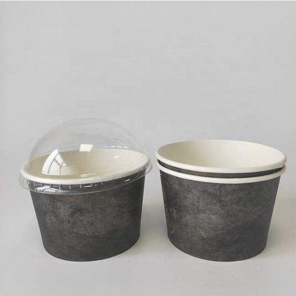 Quality Hot Beverage Paper Bowl In Size 500ml Container For Take Away With Dome Lid for sale