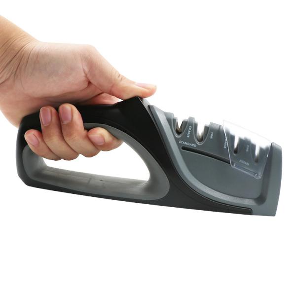 Quality Precision Edge 4 Stage Knife Sharpener With PC Or ABS Alloy And Ceramic Blade for sale