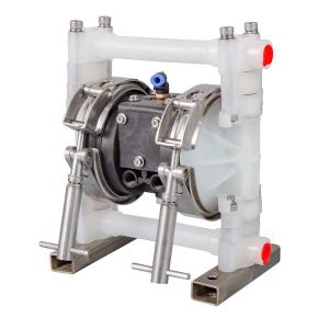 3/8 Dual Double Air Diaphragm Pump Pneumatic PP
