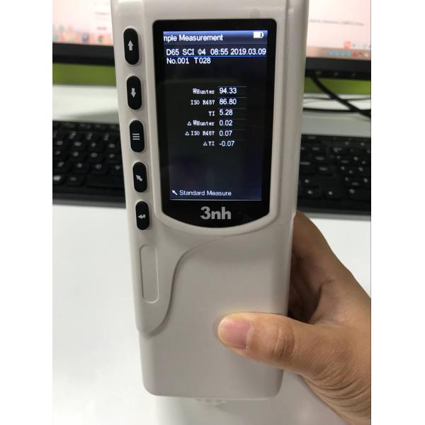 Handheld Paint Matching Spectrophotometer NR60CP Honey / Milk / Hair Lotion Colour Difference Meter