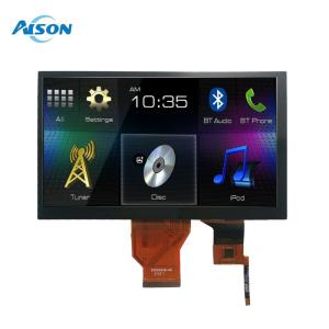 China 7 Inch TFT Touch Screen 50 Pin Capacitive Touch Screen Display 800x480 RGB 400cd/m2 on sale