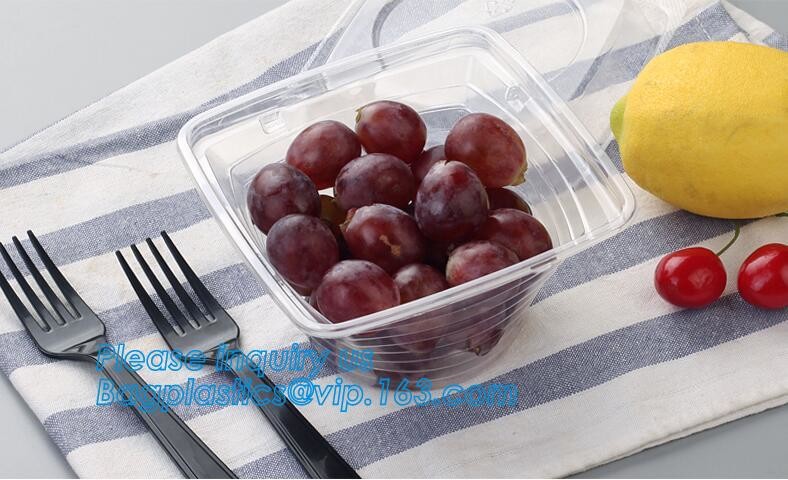 Blister large clear plastic fruit container with lid for fruit packaging,blister fruit box /container/ fruit Tray/ Clear