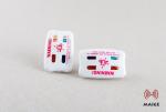 Security System Lapel EAS Shop Security Tags Two Tubes Ink Pin ROHS Approved