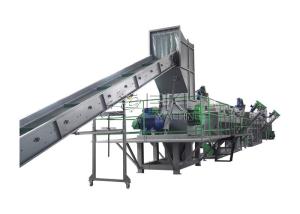 China LDPE Hdpe Recycling Machine 800kg/H PE Film Recycling Line on sale