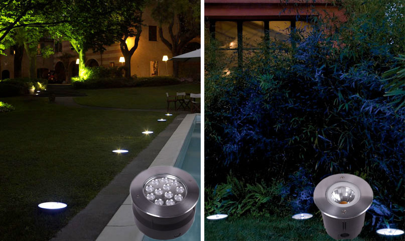 Shock - Proof SS Led Buried Light Multi - Colors , 25000 Hours Longlife