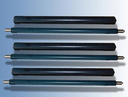 High Performance Silicone Rubber Roller , Rubber Coated Rollers For Printing