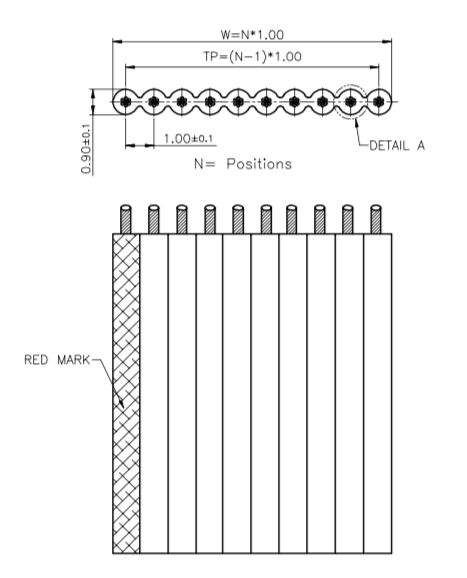 Grey 28AWG Flexible Flat Cable