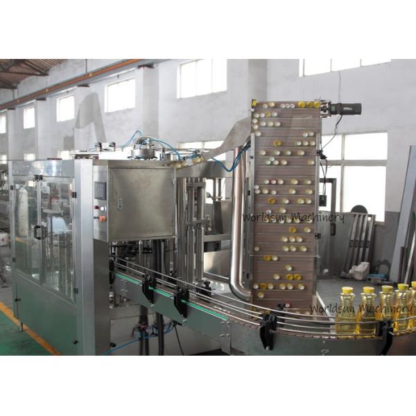 Plastic PET Bottle SS304 Automatic Oil Filling Machine 18000bph