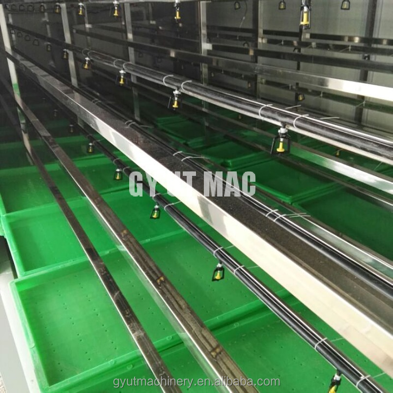 Hydroponic Hulless Barley Sprout Machines 3-4 Days Production Cycle 1.5 Tons Capacity