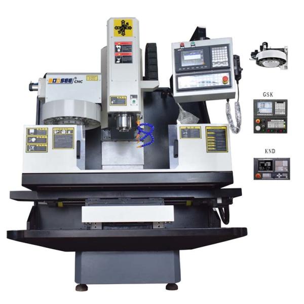 Quality High Rigidity XYZ Axis CNC VMC Machine Three Axis 400KG Max Load for sale