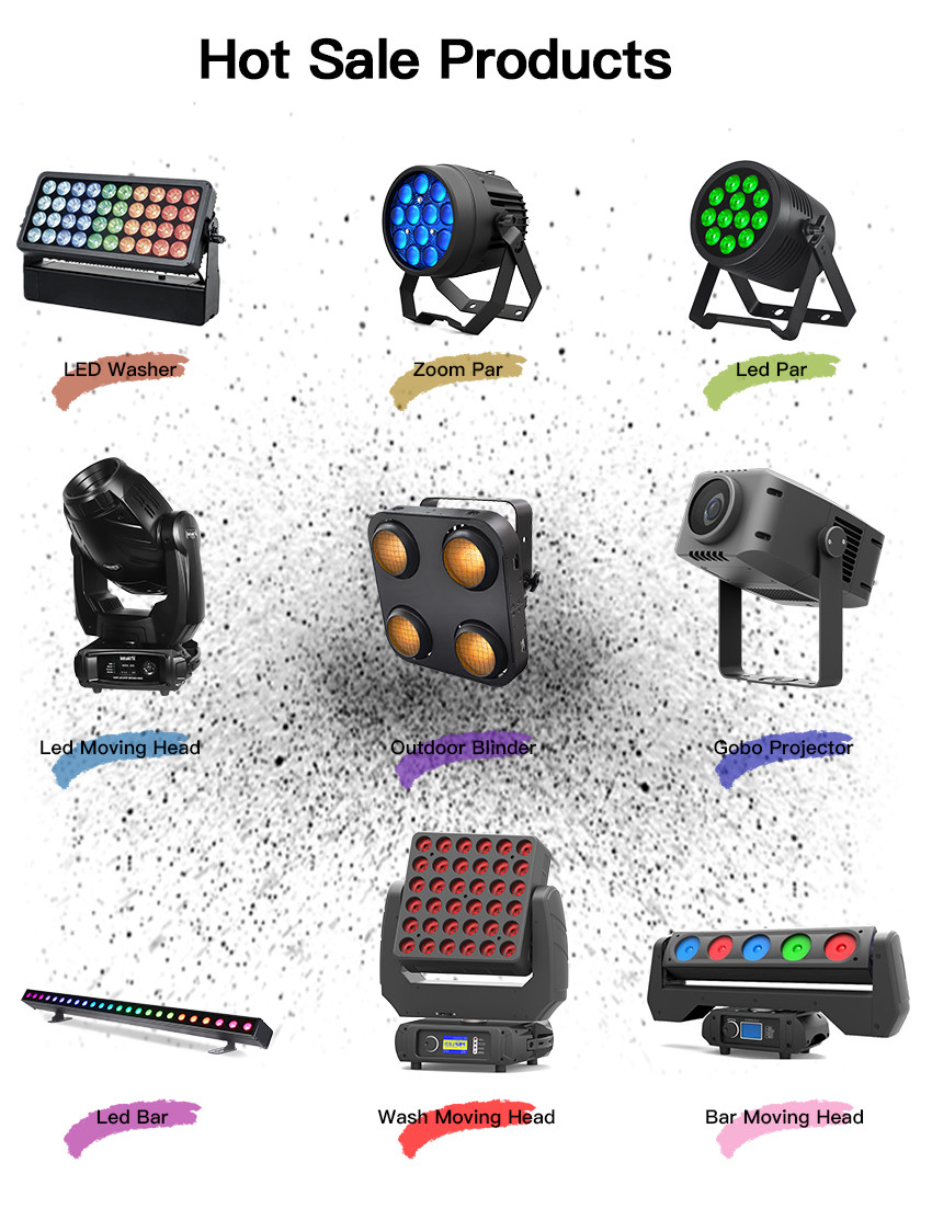 Customized 200w Waterproof Led Zoom Gobo Light Led Effect Lights For Landscape Project