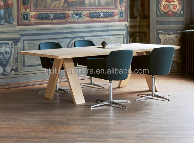 Wholesales Simple Wooden Dining Table for Restaurant Home Customized Multi Size Rectangle Tables