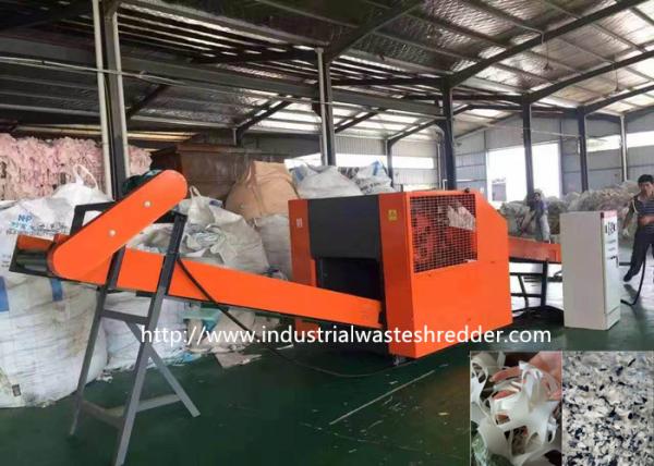 Quality Waste PVC Cloth Cutting Machine PVC Hose Crusher Shredder Machine Custom Design for sale