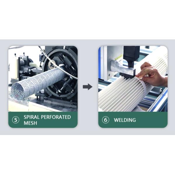 Manufacture Cartridge Air Filter/HEPA New Panel Cartridge Construction Activated Carbon Fiberglass Farm Construction Industries