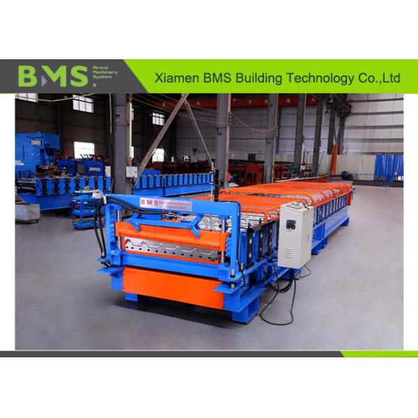 29-190-760MM Kirby Style Roof Panel Roll Forming Machine With CE / SGS Certificate