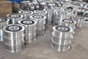 High Performance Transfer Cart Accessories Steel Rail Wheels With Large Wheel Pressure
