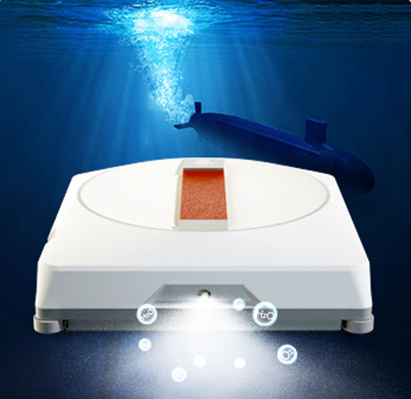 Deep Glass Window Cleaning Robot With Pad Cloth 3 Types Cleaning Mode 72W