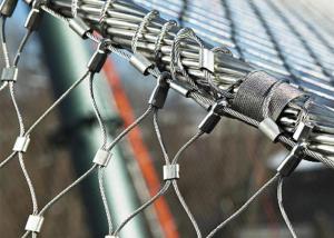China Multifunctional Architectural Wire Rope Mesh , Stainless Steel Wire Netting on sale