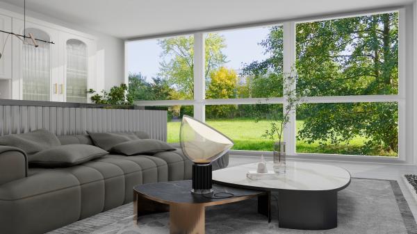 Quality Soundproof French Style Aluminium Windows Glass Replacement Horizontal Opening for sale