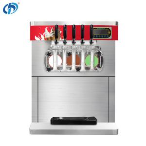 Buy cheap R410a R134A Refrigerant Soft Serve Ice Cream Machine 5 Flavors Commercial Maker English Operating Language product
