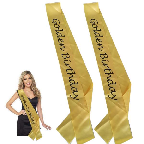 Quality Yellow / Black Custom Award Ribbons Smooth Surface Hot Stamping Printing for sale