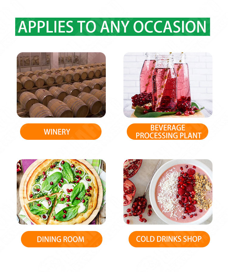 Pomegranate Seed 3t/HR Automatic Food Processing Machines